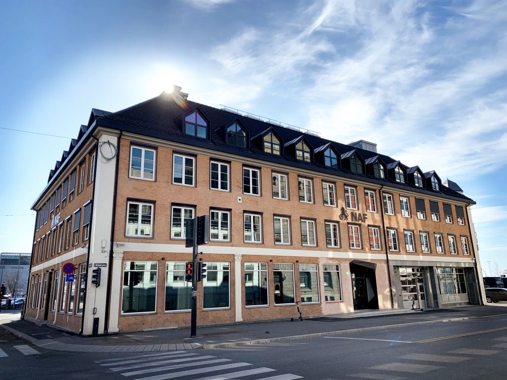 Bilde av hovedkontoret til NAF