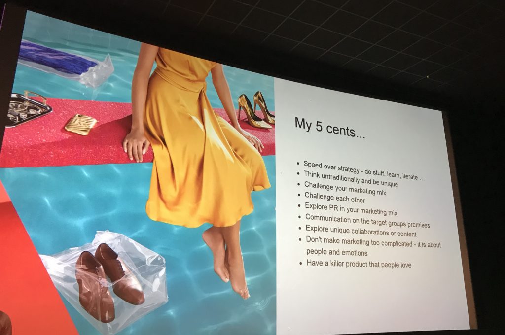 Bilde av presentasjon fra mediedagen
