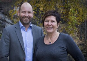Bilde Marius og Helle i Re:Media