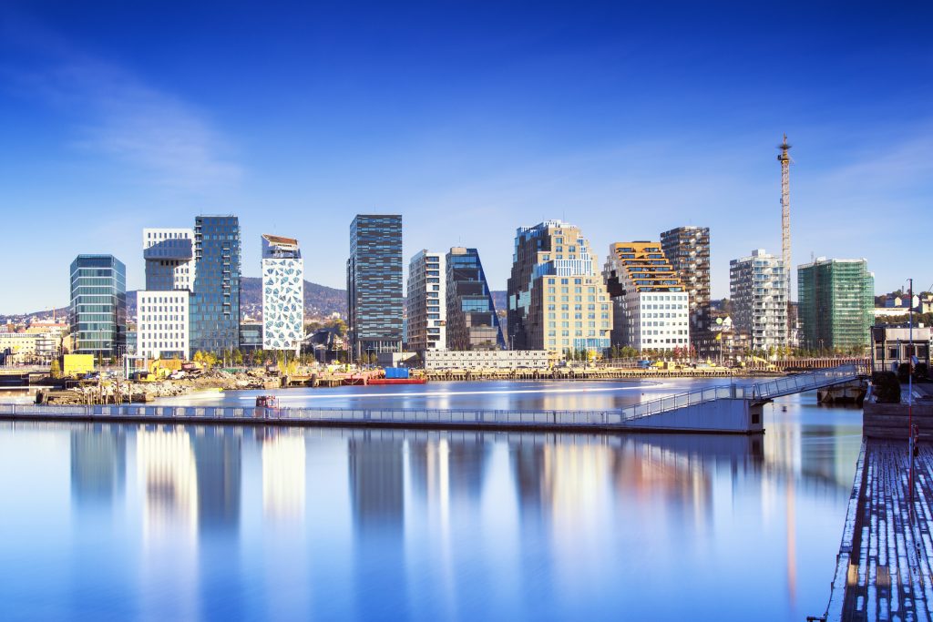 Skyskraperne i Bracode i Oslo