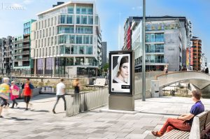 JCDecaux board Aker Brygge