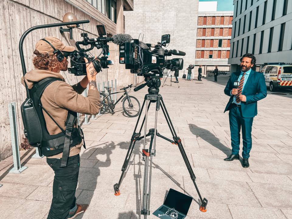 TV2 utendørs opptak