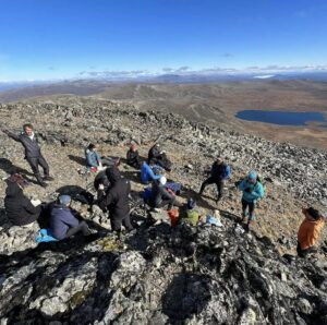 Millum-ansatte på fjelltur