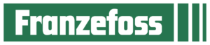 Grønn og hvit Franzefoss logo