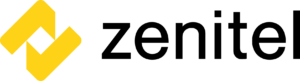 Zenitel logo i gul og sort