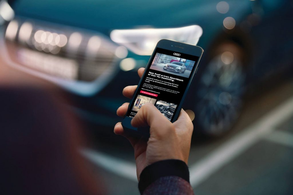 Bilde av appen til Audi