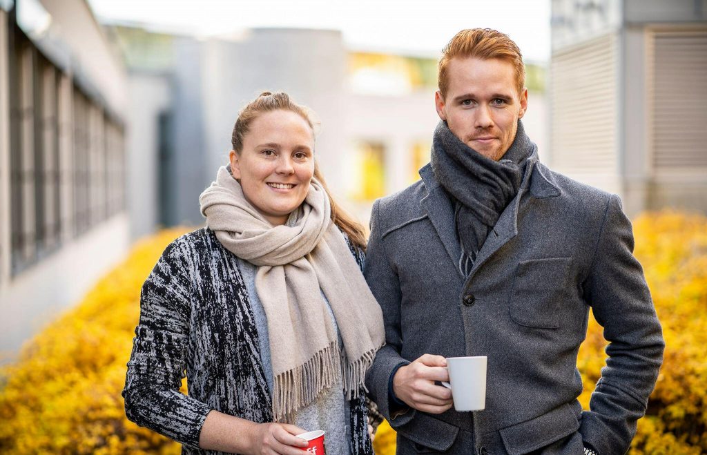 Thora og Kristoffer, ansatte i Storebrand