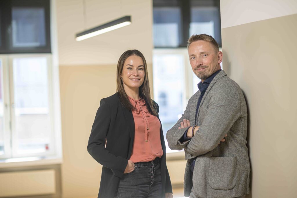 Zrinka og Ole jobber med Employer Branding i Teft