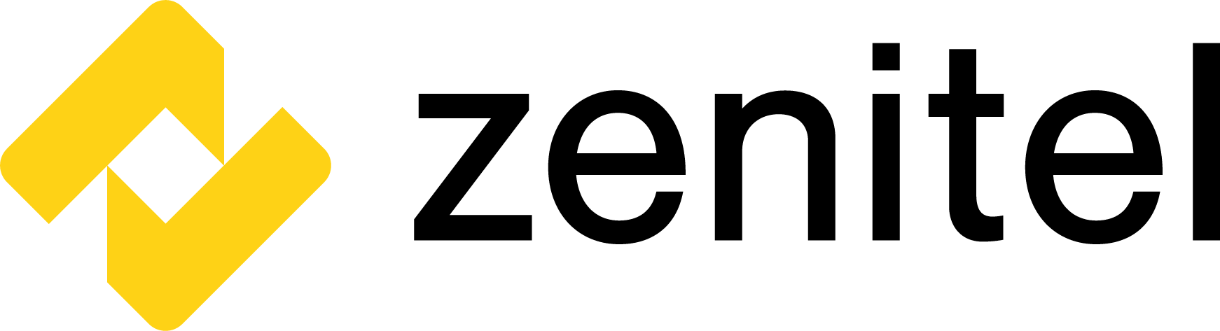 Zenitel logo i gul og sort